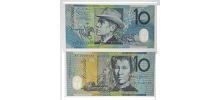 Australia #58h/XF 10 dollars